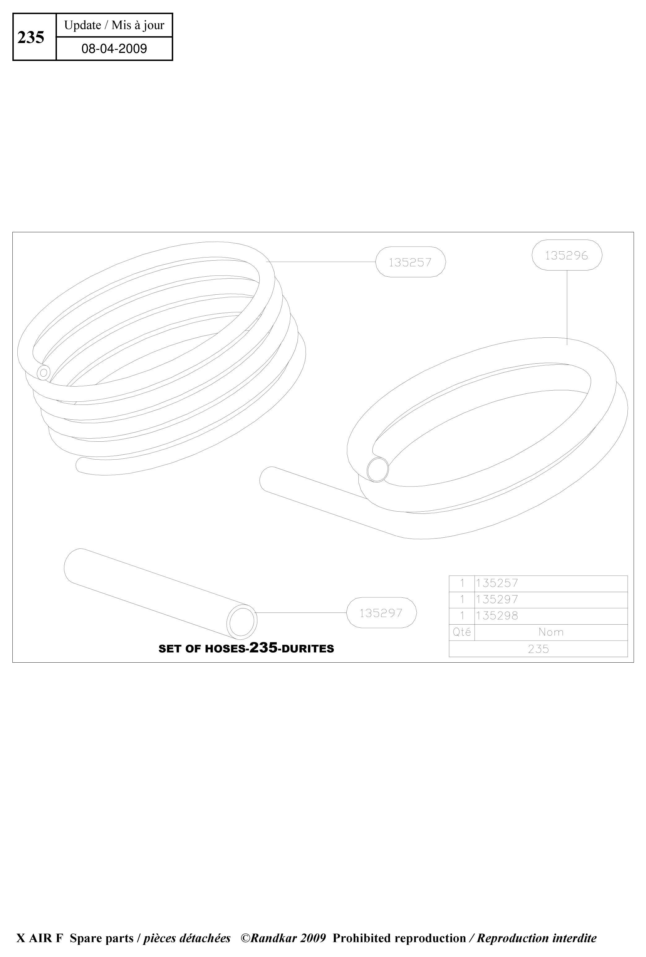 Hoses – X-Air F Gumnam parts diagram