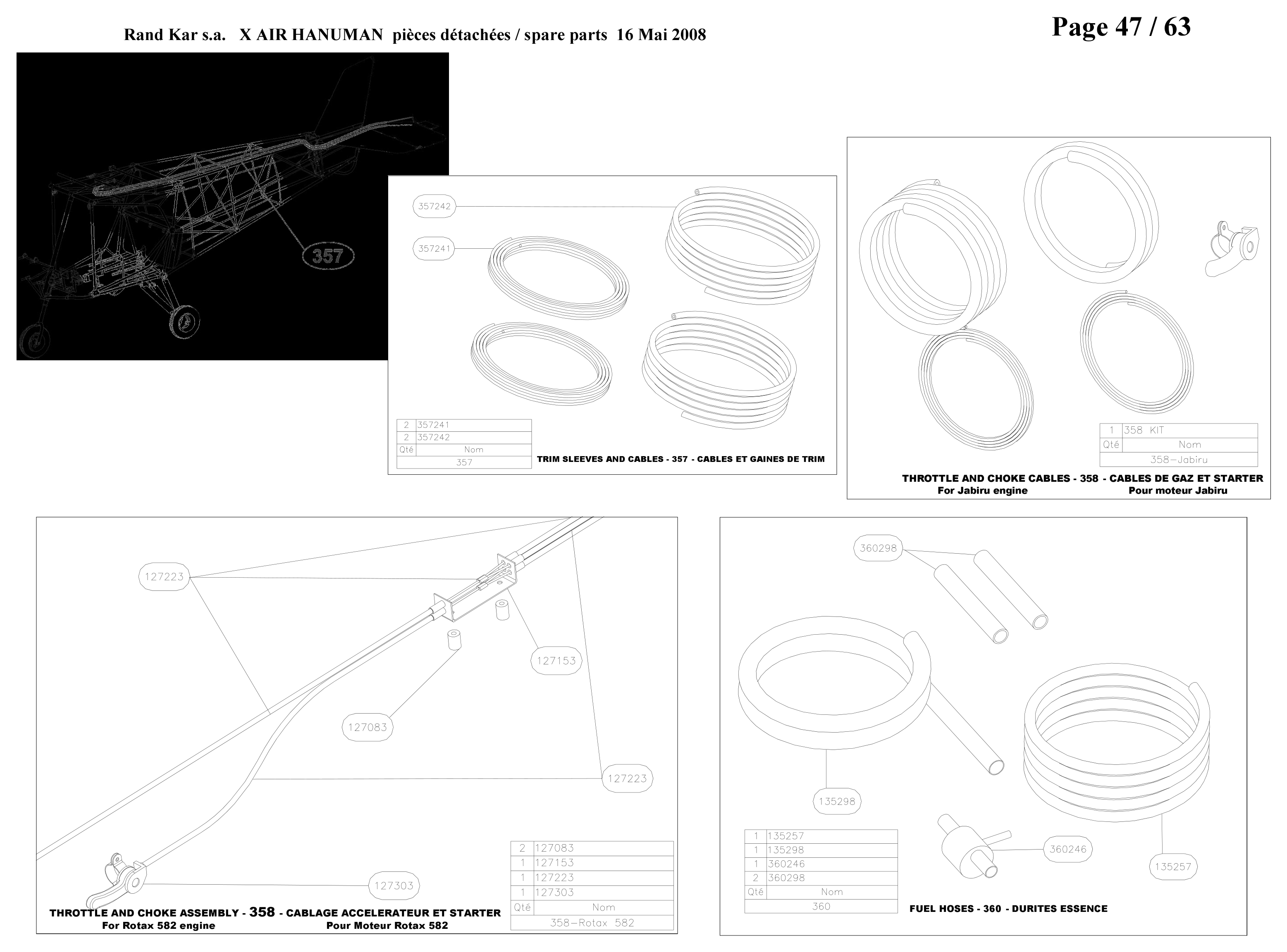 Fuel hoses – Hanuman parts diagram