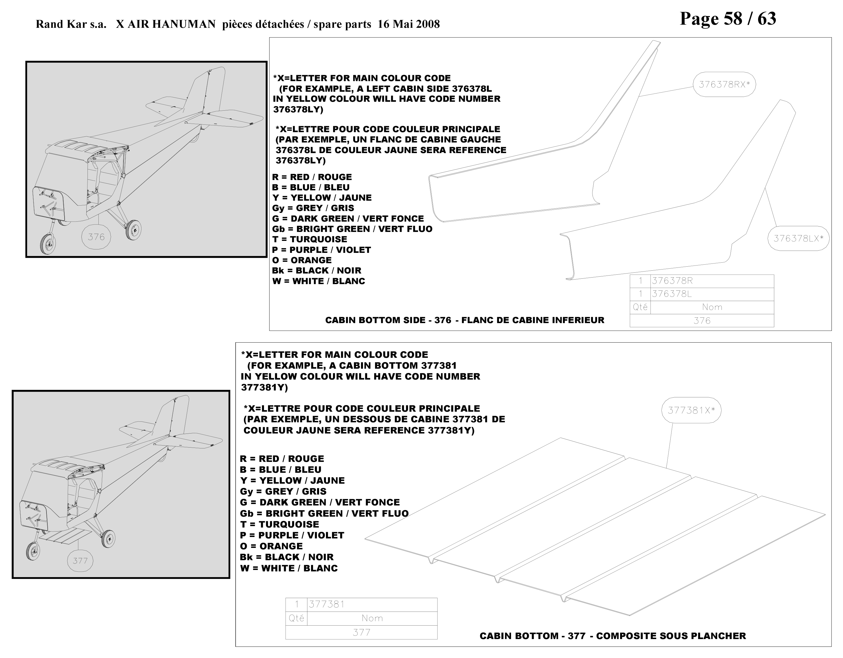 Pod rear Bottom – Hanuman parts diagram