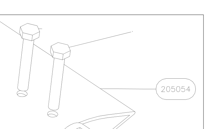 205054 – Front wing strut (X-Air F Gumnam) spare part diagram