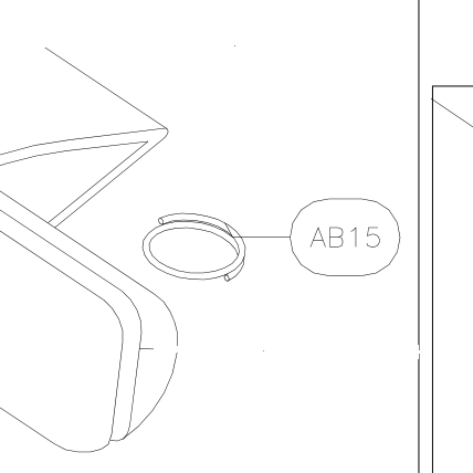 AB15 – Front wing strut (X-Air F Gumnam) spare part diagram
