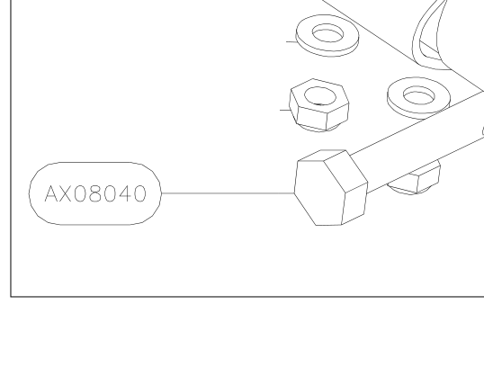 AX08040 – Front wing strut (X-Air F Gumnam) spare part diagram