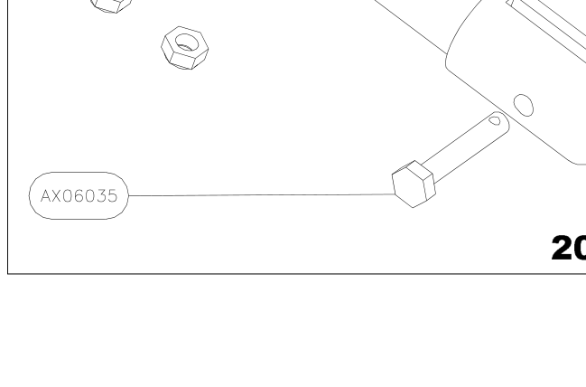 AX06035 – Rear wing strut (X-Air F Gumnam) spare part diagram