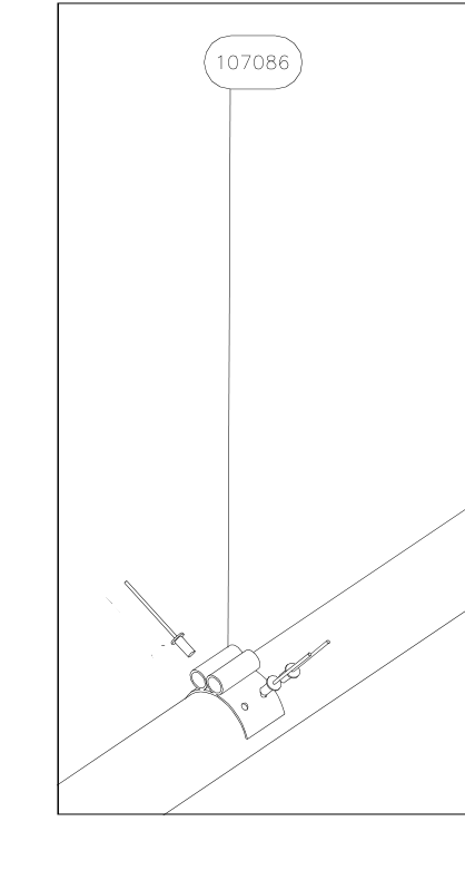 107086 – Elevator control tube (X-Air F Gumnam) spare part diagram