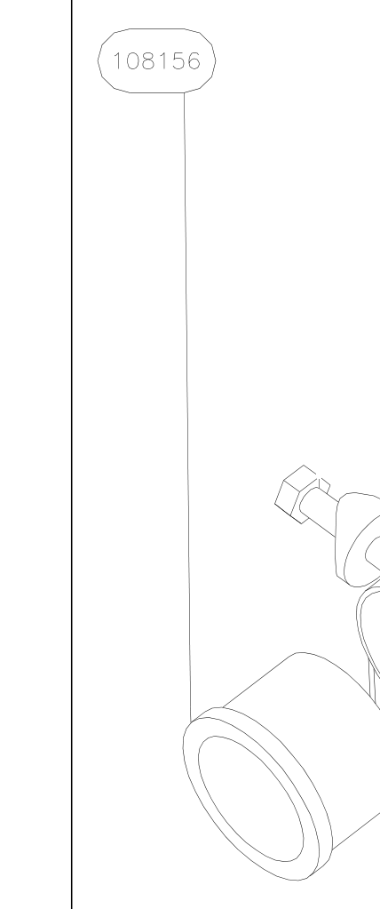 108156 – Nose wheel tube (X-Air F Gumnam) spare part diagram