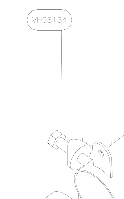 VH08134 – Nose wheel tube (X-Air F Gumnam) spare part diagram