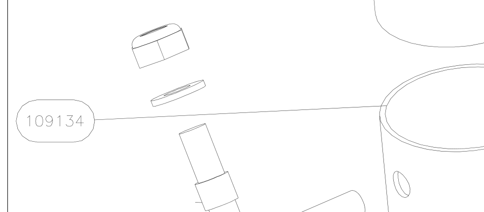 109134 – Fork mobile part (X-Air F Gumnam) spare part diagram