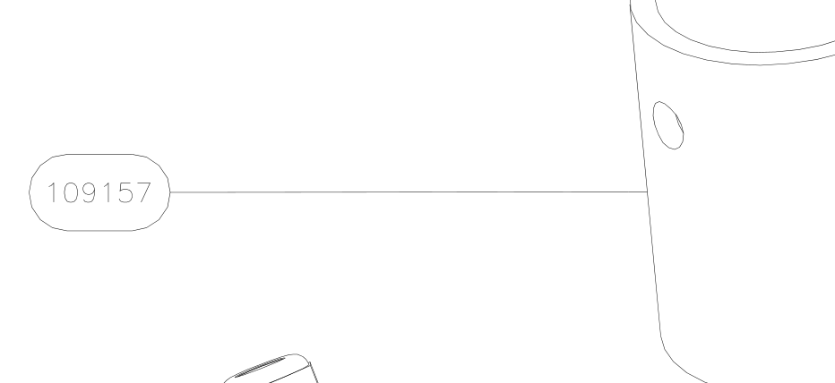 109157 – Fork mobile part (X-Air F Gumnam) spare part diagram