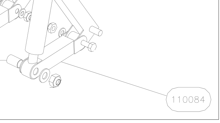 110084 – Front fork (X-Air F Gumnam) spare part diagram