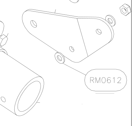 RM0612 – Main axle (X-Air F Gumnam) spare part diagram