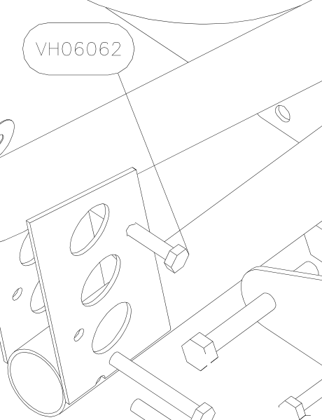 VH06062 – Main axle (X-Air F Gumnam) spare part diagram