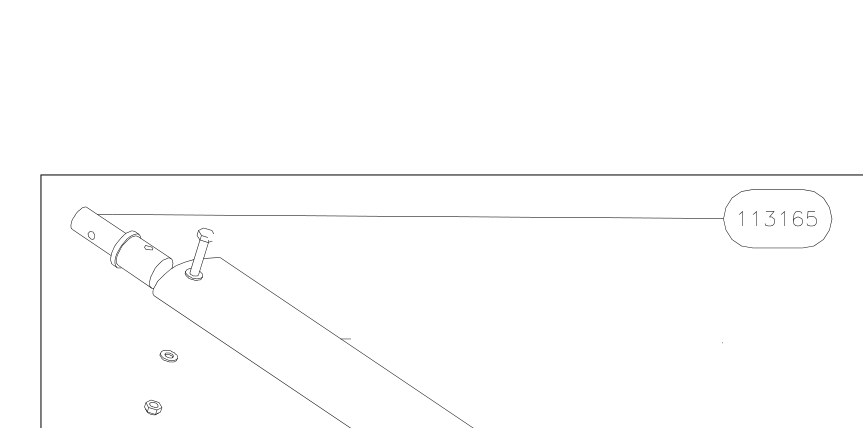 113165 – Main gear leg (X-Air F Gumnam) spare part diagram