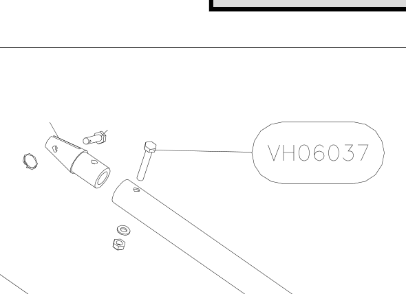 VH06037 – Tension leg tube (X-Air F Gumnam) spare part diagram