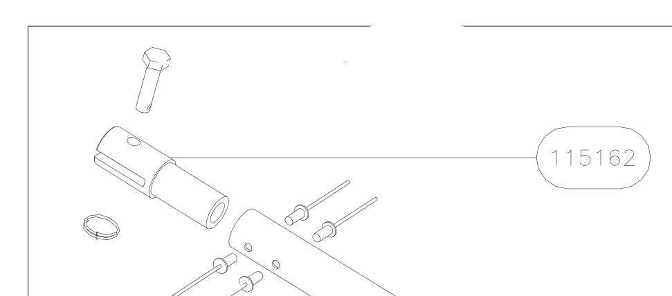 115162 – Long jury struts (X-Air F Gumnam) spare part diagram
