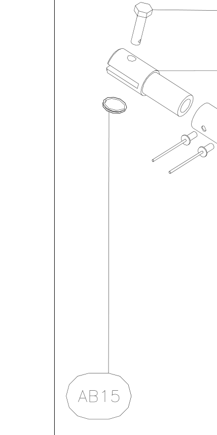 AB15 – Long jury struts (X-Air F Gumnam) spare part diagram