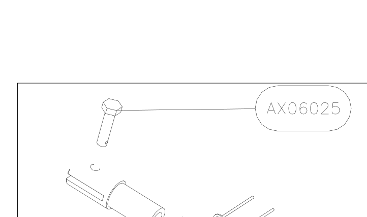 AX06025 – Short jury struts (X-Air F Gumnam) spare part diagram