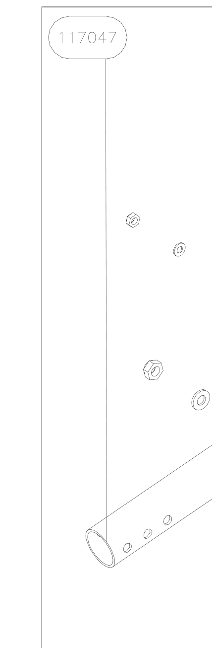 117047 – Elevator tube front part (X-Air F Gumnam) spare part diagram