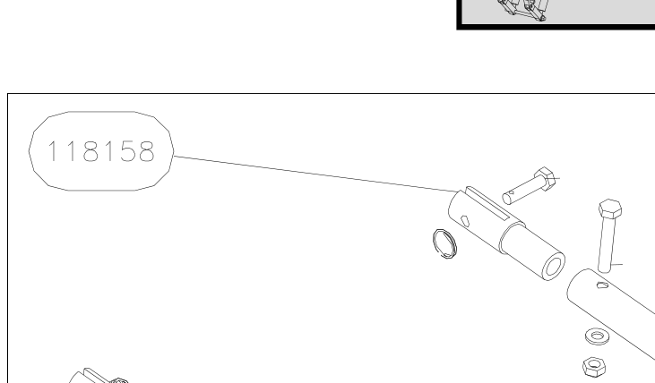 118158 – Elevator fork (X-Air F Gumnam) spare part diagram