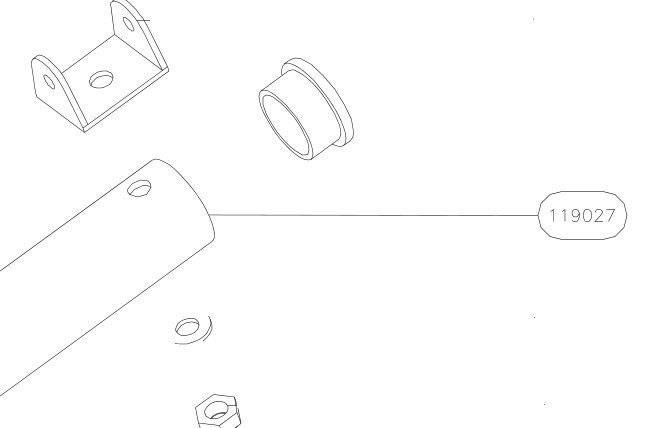 119027 – Fin trailing edge (X-Air F Gumnam) spare part diagram