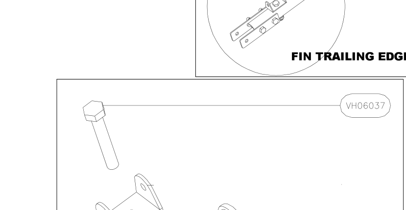 VH06037 – Fin trailing edge (X-Air F Gumnam) spare part diagram