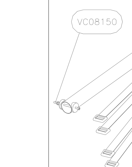 VC08150 – Keel rear part (X-Air) spare part diagram