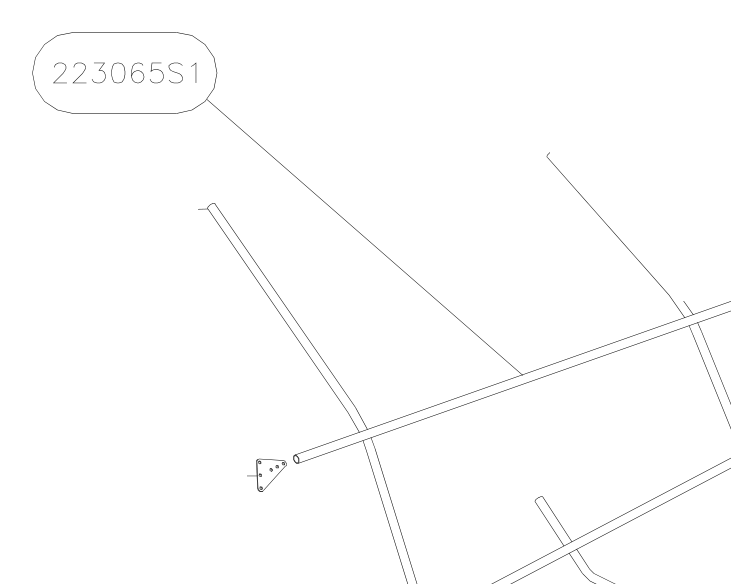 223065S1 – Fuselage fittings set (X-Air F Gumnam) spare part diagram