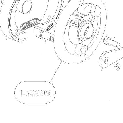 130999 – Rear wheels (X-Air F Gumnam) spare part diagram