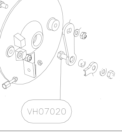 VH07020 – Rear wheels (X-Air F Gumnam) spare part diagram