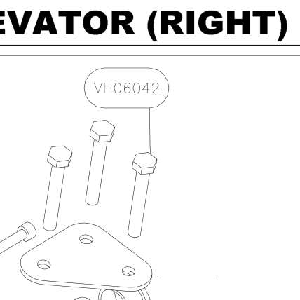 VH06042 – Elevator (X-Air F Gumnam) spare part diagram