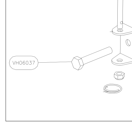 VH06037 – Rudder (X-Air F Gumnam) spare part diagram