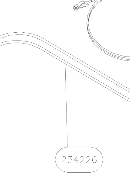 234226 – Cables set (X-Air F Gumnam) spare part diagram