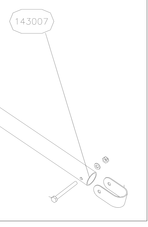 143007 – Under seat tube (X-Air F Gumnam) spare part diagram