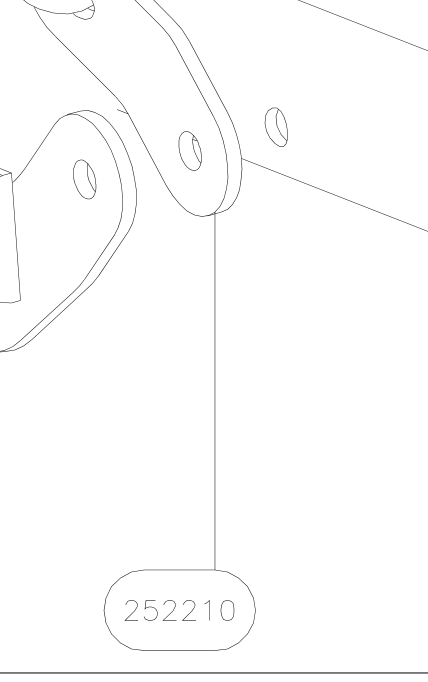 252210 – Stabilizer (X-Air F Gumnam) spare part diagram