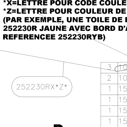 252230 – Stabilizer (X-Air F Gumnam) spare part diagram