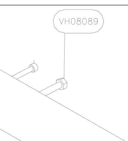 VH08089 – Leading edge (X-Air) spare part diagram