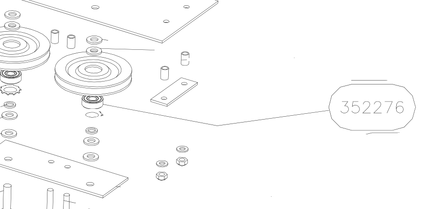 352276 – Control sticks (X-Air F Gumnam) spare part diagram
