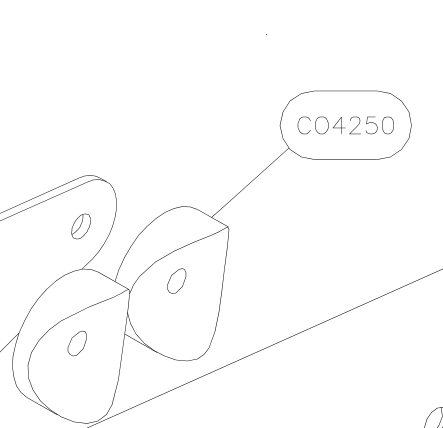CO4250 – Trailing edge (Hanuman) spare part diagram