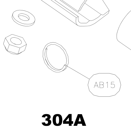 AB15 – Front wing struts (Hanuman) spare part diagram