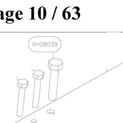 VH08039 – Front wing struts (Hanuman) spare part diagram