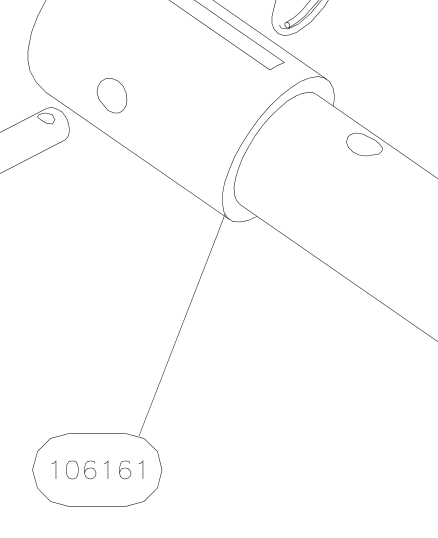 106161 – Rear wing struts (Hanuman) spare part diagram