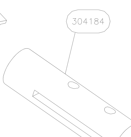304184 – Rear wing struts (Hanuman) spare part diagram