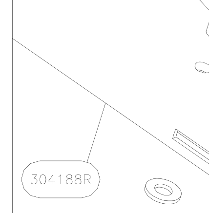 304188R – Rear wing struts (Hanuman) spare part diagram