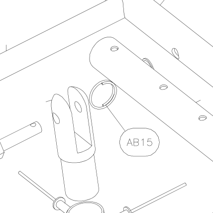 AB15 – Aileron (Hanuman) spare part diagram