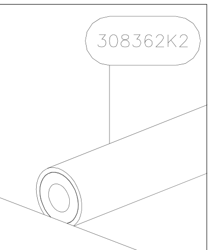 308362K2 – Rudder (Hanuman) spare part diagram