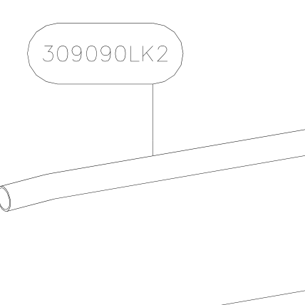 309090LK2 – Wing tip tube (Hanuman) spare part diagram