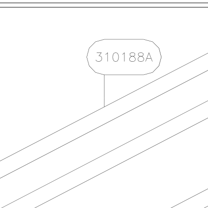 310188A – Wing jury struts (Hanuman) spare part diagram