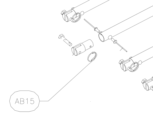 AB15 – Wing jury struts (Hanuman) spare part diagram