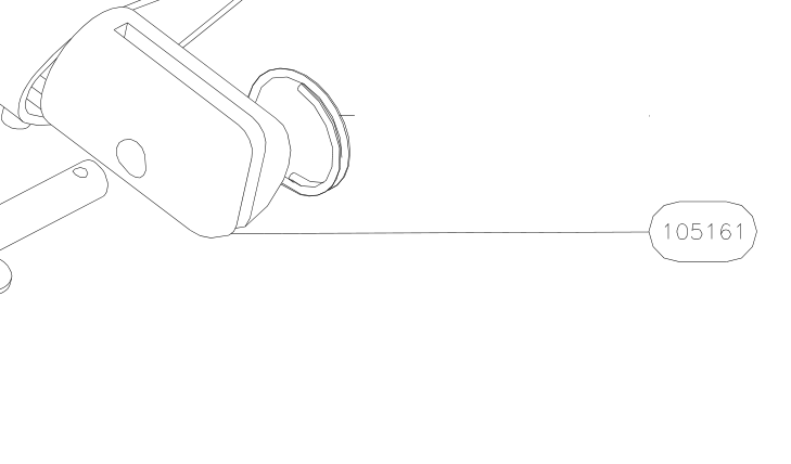 105161 – Front wing strut (X-Air) spare part diagram
