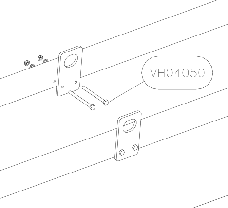 VH04050 – Wing compression tubes (Hanuman) spare part diagram