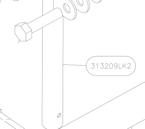 313209LK2 – Flaps control (Hanuman) spare part diagram